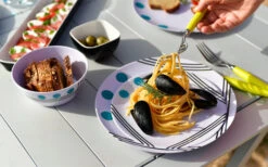 Berger Dots Melamin Geschirr-Set 16-tlg. Rot 12 Berger Dots Melamin Geschirr-Set 16-tlg. Rot -Berger 260273 1859640 2