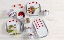 Berger Dots Melamin Geschirr-Set 16-tlg. Grün -Berger 293383 2404276