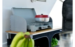 Berger 2-flammiger Gaskocher Silber, Grau 4,6 Kw Ohne Zündsicherung -Berger 797762 5231432